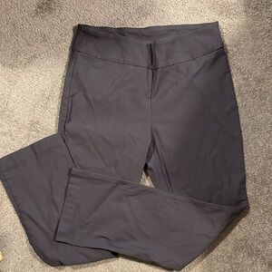 NWOT Tribal Charcoal Stretch Bootcut Work Business Casual Pants. Size 12p